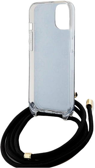 Etui Guess Crossbody Cord 4G Print do Apple iPhone 13/14/15 Black (3666339147921) - obraz 6