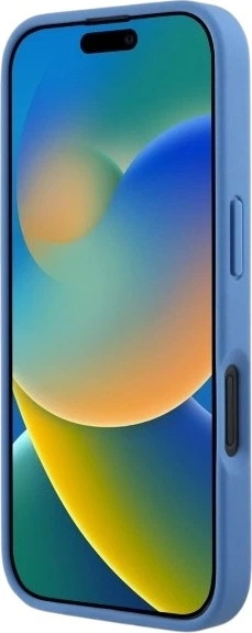 Панель Guess Leather 4G Triangle Strass для Apple iPhone 16 Blue (GUHCP16SP4TDPB) - зображення 5