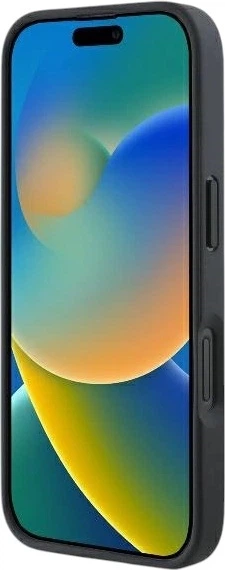 Панель Guess Leather Metal Logo Strass Crossbody для Apple iPhone 16 Black (GUHCP16SP4TDSCPK) - зображення 5