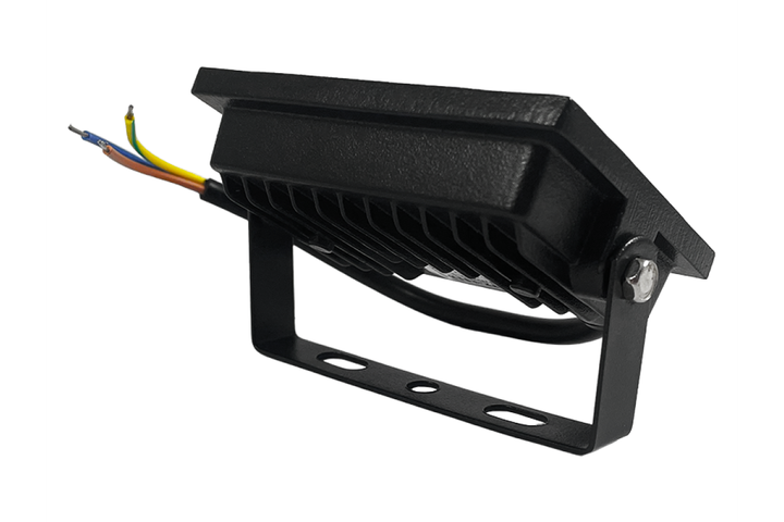 Прожектор світлодіодний LED SMD 10w 6500K IP65 800LM "Посейдон" чорний "LEMANSO" LMP104-10 - зображення 2
