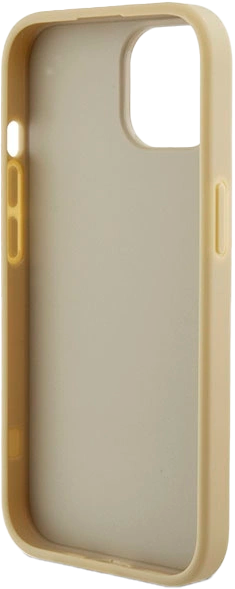 Etui plecki Guess Glitter Script Big 4G do Apple iPhone 13/14/15 Gold (3666339147785) - obraz 7