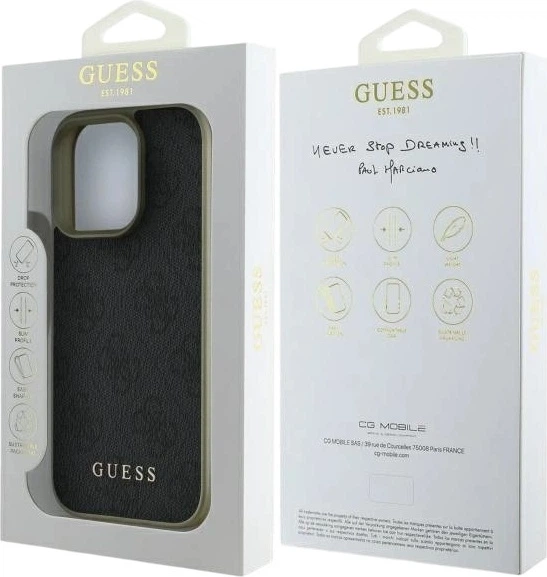 Панель Guess 4G Charms Collection для Apple iPhone 16 Pro Max Black (GUHCP16XGF4GGR) - зображення 8