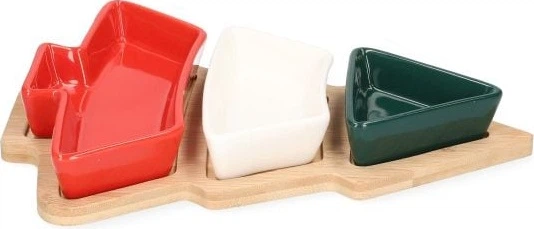 Набір для сервірування Homla Troel у формі ялинки 27.5 × 20.5 см (5902869982754) - зображення 4