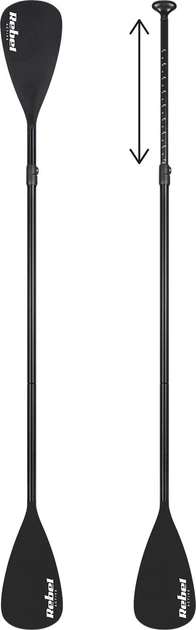 Дошка SUP надувна Rebel Active RBA 4507 Сіра (5901890111294) - зображення 3