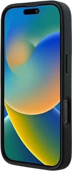 Панель Guess Quilted Metal Logo для Apple iPhone 16 Pro Max Black (GUHCP16XPSQSQSK) - зображення 5