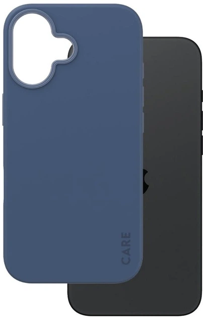 Etui Panzer Glass CARE Fearlessly Fashionable Case MagSafe do Apple iPhone 16 Blue (5715685004476) - obraz 2