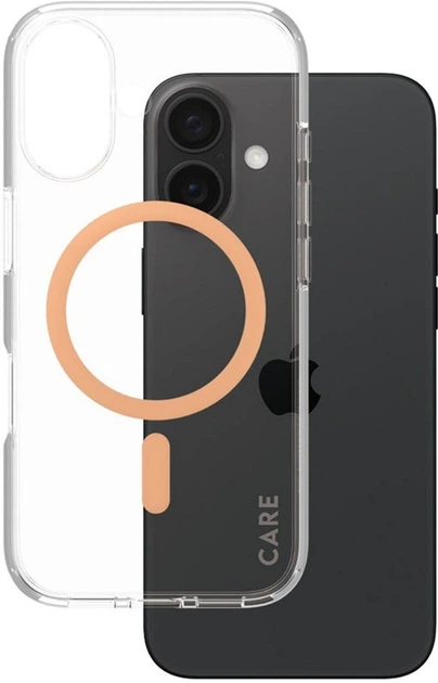 Etui Panzer Glass CARE Urban Combat Case MagSafe do Apple iPhone 16 Peachy (5715685004391) - obraz 2