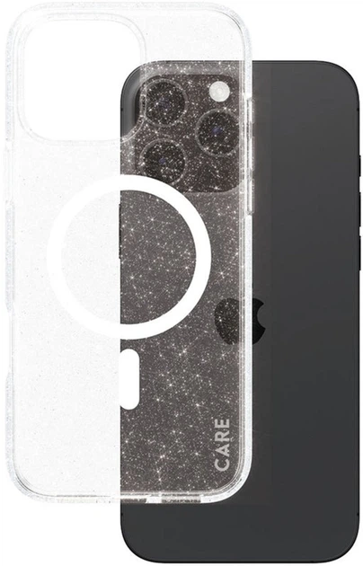 Etui Panzer Glass CARE Star Lit Case do Apple iPhone 16 Pro Max White (5715685004100) - obraz 2