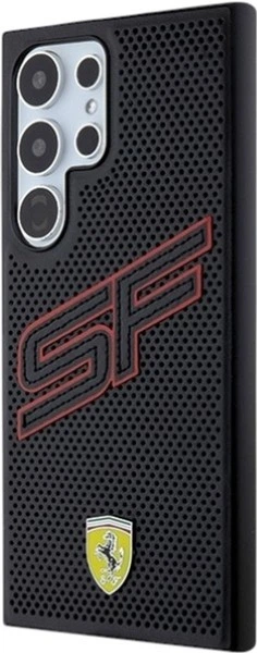 Панель Ferrari Big SF Perforated для Samsung Galaxy S24 Ultra Black (FEHCS24LPINK) - зображення 2