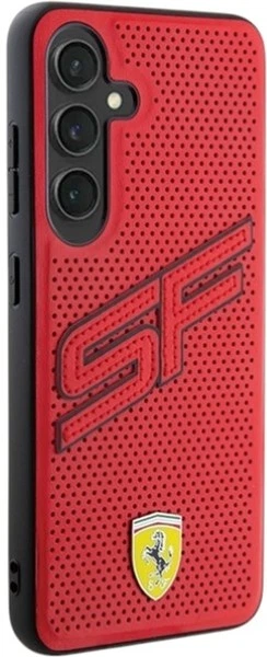 Etui Ferrari Big SF Perforated do Samsung Galaxy S24 Plus Red (FEHCS24MPINR) - obraz 4