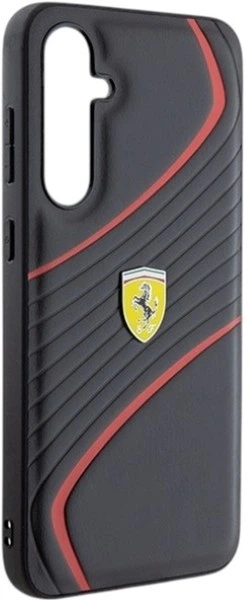 Etui Ferrari Twist Metal Logo do Samsung Galaxy S23 FE Black (FEHCS23FEPTWK) - obraz 4