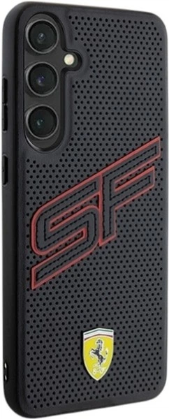 Etui Ferrari Big SF Perforated do Samsung Galaxy S24 Plus Black (FEHCS24MPINK) - obraz 4