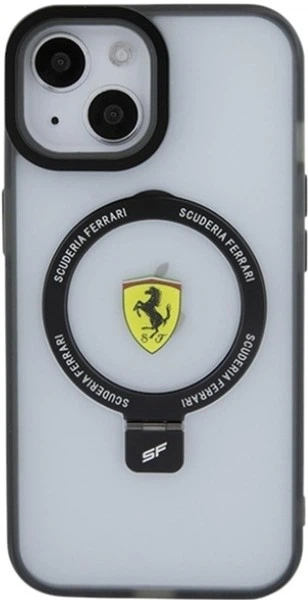 Etui Ferrari Ring Stand 2023 Collection MagSafe do Apple iPhone 15/14/13 Transparent (FEHMP15SUSCAH) - obraz 3