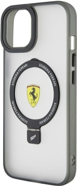 Etui Ferrari Ring Stand 2023 Collection MagSafe do Apple iPhone 15/14/13 Black (FEHMP15SUSCAK) - obraz 6