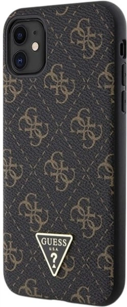 Etui Guess 4G Triangle Metal Logo do Apple iPhone 11/Xr Black (GUHCN61PG4GPK) - obraz 2