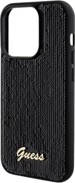 Etui Guess Sequin Script Metal do Apple iPhone 13/13 Pro Black (GUHCP13LPSFDGSK) - obraz 6