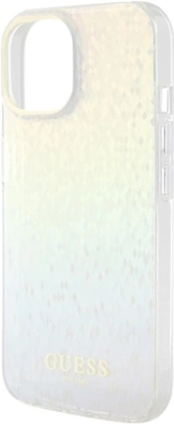 Etui Guess IML Faceted Mirror Disco Iridescent do Apple iPhone 15/14/13 Multicolor (GUHCP14SHDECMI) - obraz 6