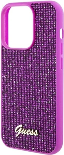 Панель Guess Disco Metal Script для Apple iPhone 14 Pro Max Fuchsia (GUHCP14XPMSDGSF) - зображення 6