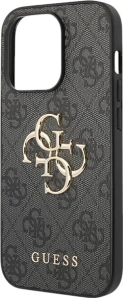 Etui Guess 4G Big Metal Logo do Apple iPhone 15 Pro Grey (GUHCP15L4GMGGR) - obraz 6