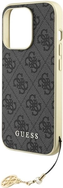 Etui Guess 4G Charms Collection do Apple iPhone 15 Pro Grey (GUHCP15LGF4GGR) - obraz 6