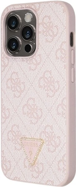 Панель Guess Crossbody 4G Metal Logo для Apple iPhone 15 Pro Pink (GUHCP15LP4TDSCPP) - зображення 2