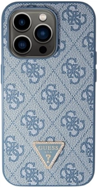 Панель Guess Crossbody 4G Metal Logo для Apple iPhone 15 Pro Blue (GUHCP15LP4TDSCPB) - зображення 3