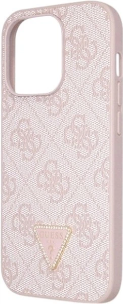 Панель Guess Crossbody 4G Metal Logo для Apple iPhone 15 Pro Pink (GUHCP15LP4TDSCPP) - зображення 7