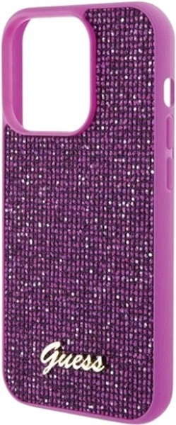 Etui Guess Disco Metal Script do Apple iPhone 15 Pro Fuchsia (GUHCP15LPMSDGSF) - obraz 6