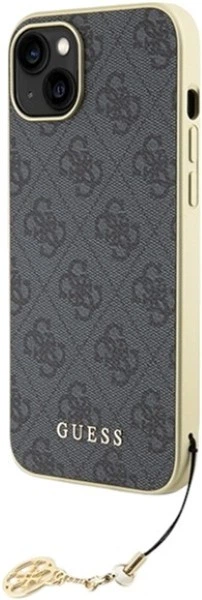 Панель Guess 4G Charms Collection для Apple iPhone 15 Plus/14 Plus Grey (GUHCP15MGF4GGR) - зображення 2