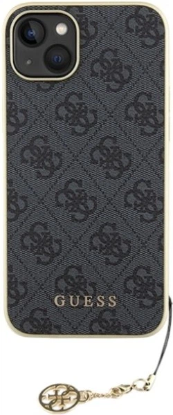 Панель Guess 4G Charms Collection для Apple iPhone 15 Plus/14 Plus Grey (GUHCP15MGF4GGR) - зображення 3