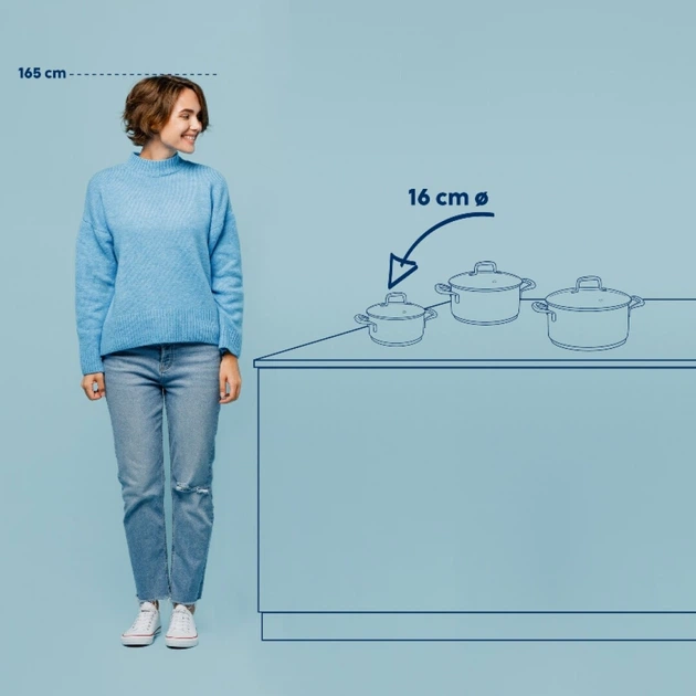 Каструля з кришкою Kela Flavoria 16 см 1.2 л (402545710171) - зображення 3