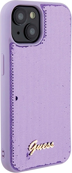 Etui Guess Sequin Script Metal do Apple iPhone 15/14/13 Purple (GUHCP15SPSFDGSU) - obraz 4