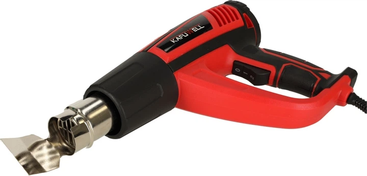 Opalarka elektryczna Kafuwell KX4719 1850 W z regulacją tempratury + 4 wymienne końcówki (5903039738119) - obraz 3