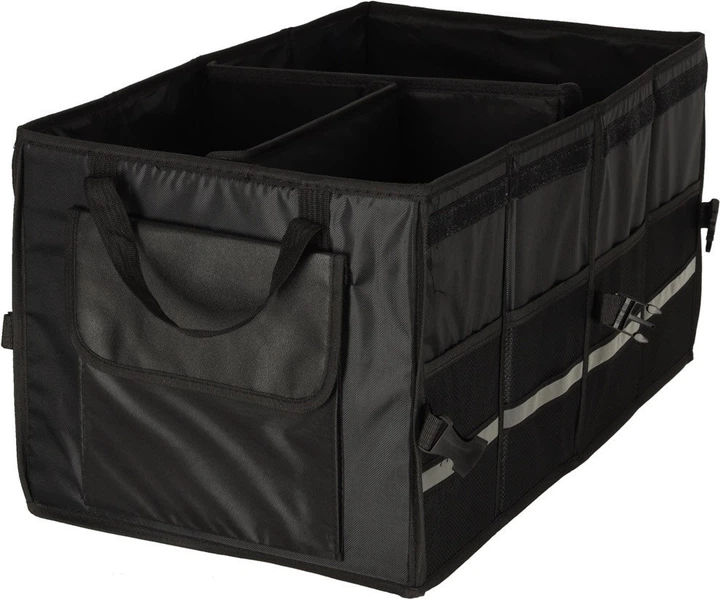 Автомобільний органайзер KIK для багажника з відбивачами 60 x 35 x 30 см Чорний (5903039766761) - зображення 7