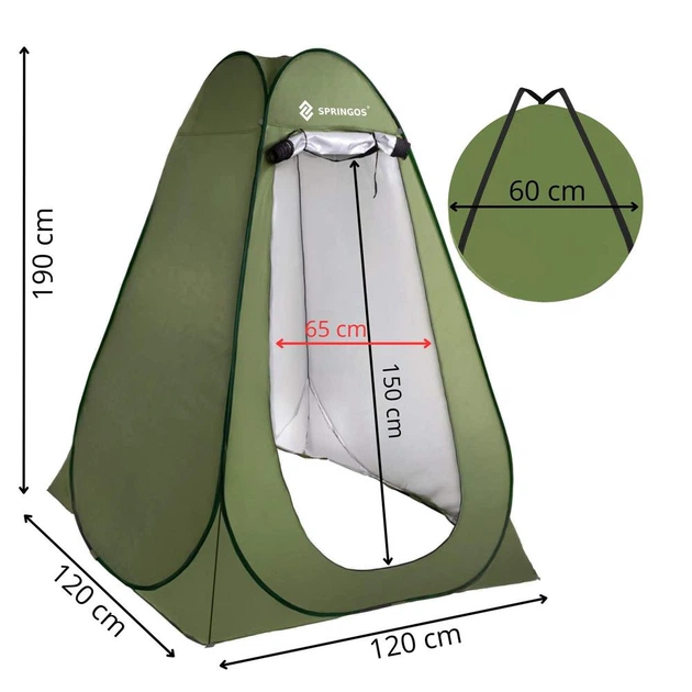 Намет Springos POP UP 120 x 120 x 190 см PT026 (5907719454733) - зображення 9