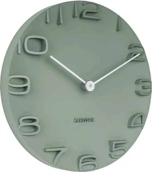 Настінний годинник Karlsson Edge 42 см Темно-зелений (8714302686689) - зображення 2