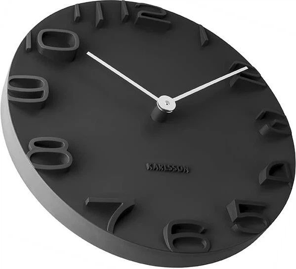 Настінний годинник Karlsson Edge 42 см Чорний (8714302426179) - зображення 3