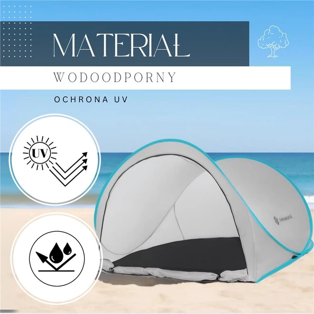 Намет пляжний Springos POP UP 200 x 120 см PT014 (5907719418681) - зображення 15