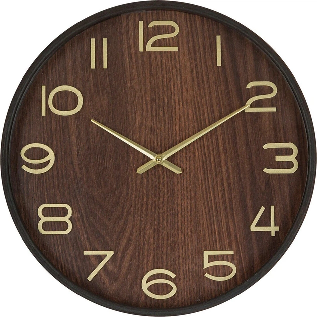 Настінний годинник Atmosphera Ivana 38 см Коричневий (3560232850196) - зображення 1