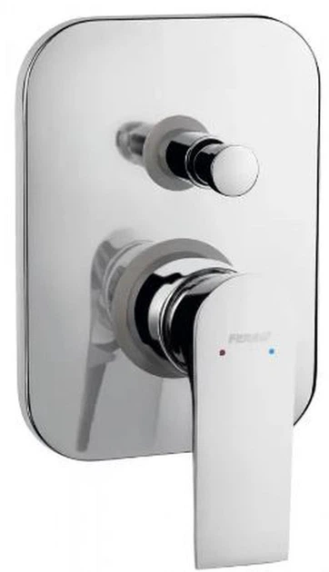 Zestaw natryskowy podtynkowy z baterią Ferro Squerto SET-SQ1-P - obraz 2