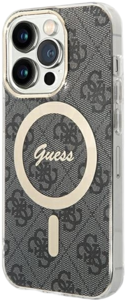 Панель Guess IML 4G MagSafe для Apple iPhone 15 Pro Black (3666339194567) - зображення 3