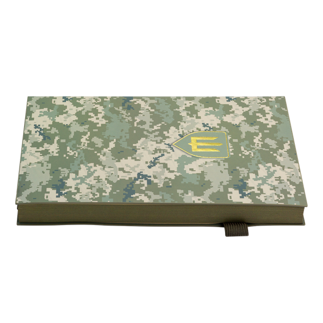 Ежедневник недатированный Buromax Military A5 336 страниц из искусственной кожи светло-зеленый (BM.20700-15) - изображение 3