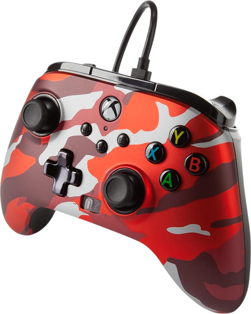 Контролер PowerA Enhanced Wired Controller for Xbox Series X|S Red Camo (1518910-01) - зображення 3
