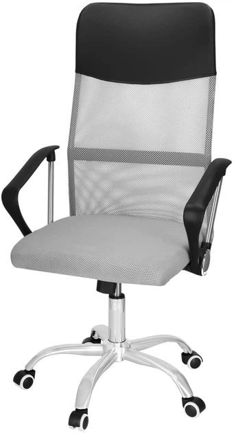 Офісне крісло Springos HF0032 Сіро-чорне (5907719475981) - зображення 2