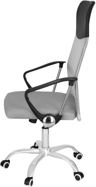 Офісне крісло Springos HF0032 Сіро-чорне (5907719475981) - зображення 3