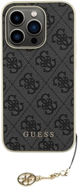 Панель Guess 4G Charms Collection для Apple iPhone 15 Pro Max Grey (3666339171698) - зображення 3
