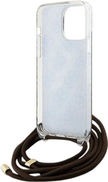 Панель Guess Crossbody Cord 4G Print для Apple iPhone 15 Pro Max Brown (3666339148096) - зображення 6