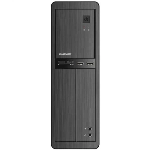 Корпус GameMax ST-609 Black, 300 Вт, Micro ATX / Mini ITX, 2xUSB 2.0, Card Reader, 1x80 мм - Фото 2 Корпус GameMax ST-609 Black, 300 Вт, Micro ATX / Mini ITX, 2xUSB 2.0, Card Reader, 1x80 мм - изображение 2