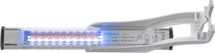 Lampa LED Aquael Leddy Slim PC Plant 2.0 4.8W Biała (5905546345941) - obraz 3