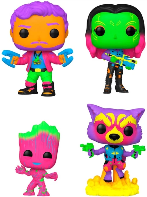Zestaw figurek Funko Pop! Marvel Guardians of the Galaxy 2 Exclusive 4 szt. (889698691116) (955555913514525) - Outlet - obraz 2
